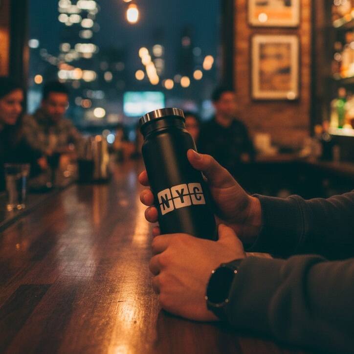 The Ground Central Bottle in use around New York City