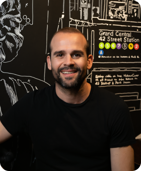 Portrait of Thomas Olmedo, Chief Operations Officer of Ground Central Coffee