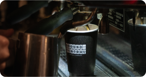 Espresso being pulled consistently at Ground Central